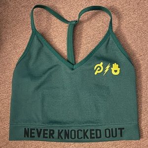 Peloton x Spiritual Gangster never knocked out sports bra